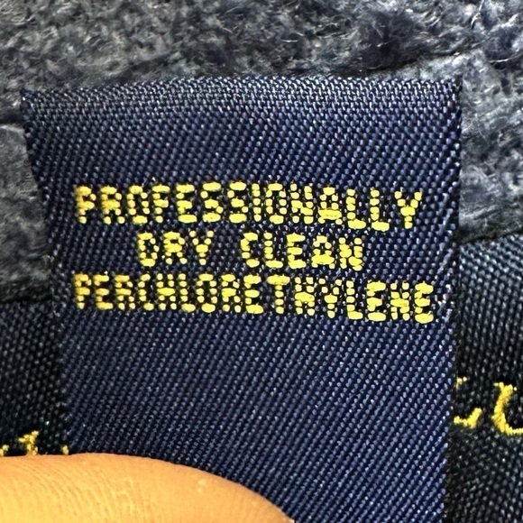 Charter Club Wool Blend Blue Button Down Women's Blazer, Size 10 - Picture 12 of 13